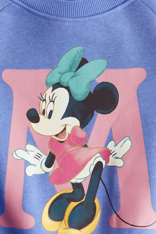 Printed sweatshirt - blue minnie mouse