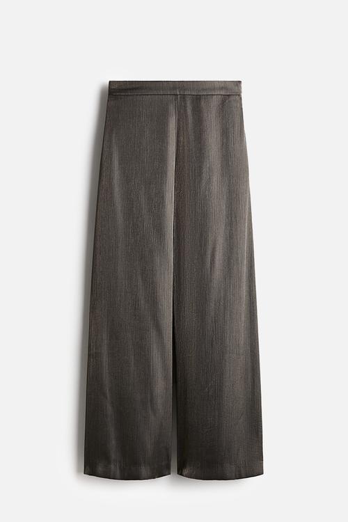 Wide trousers - dark grey