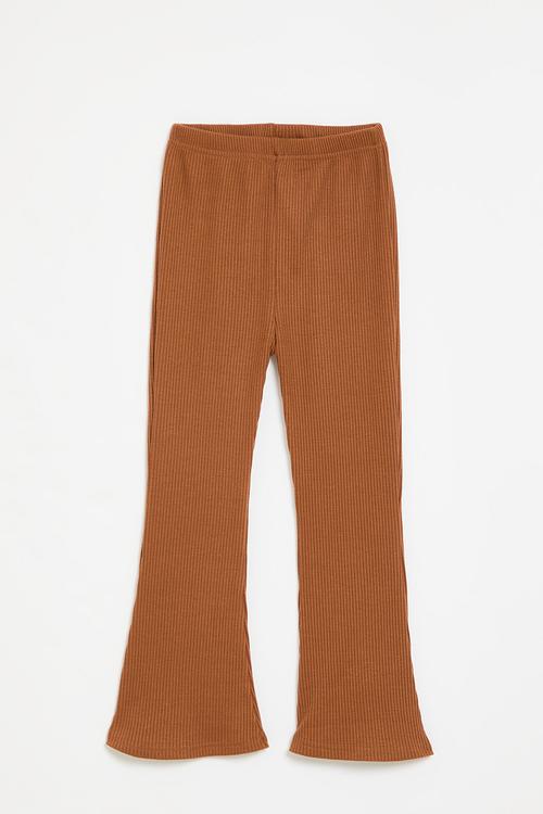 Flared legging - brown