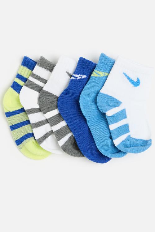 Nike 6 pack quarter sock - game royal