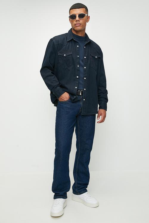 Classic western standard - webster blue blk overdye