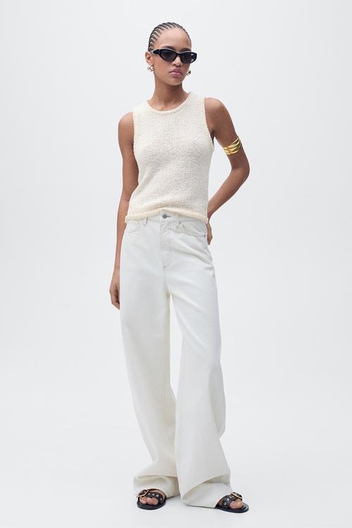 Top Manzana - Light Beige