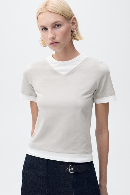 T-Shirt Doble - Gray