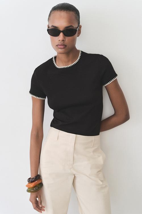 T-Shirt Lirio - Black