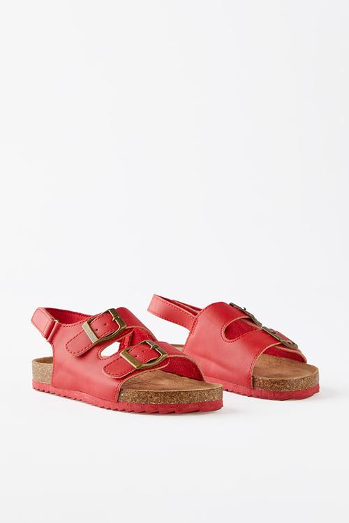 Theo sandal - varsity red