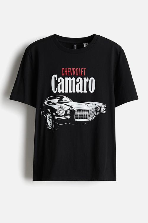 Printed t-shirt - black general motors