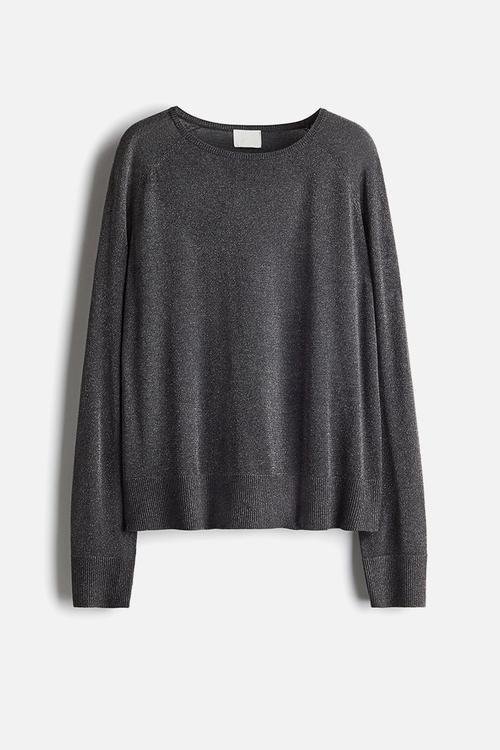 Glittery jumper - dark grey