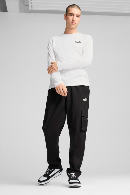 ESS No. 1 Logo Woven Cargo Pants - Black 