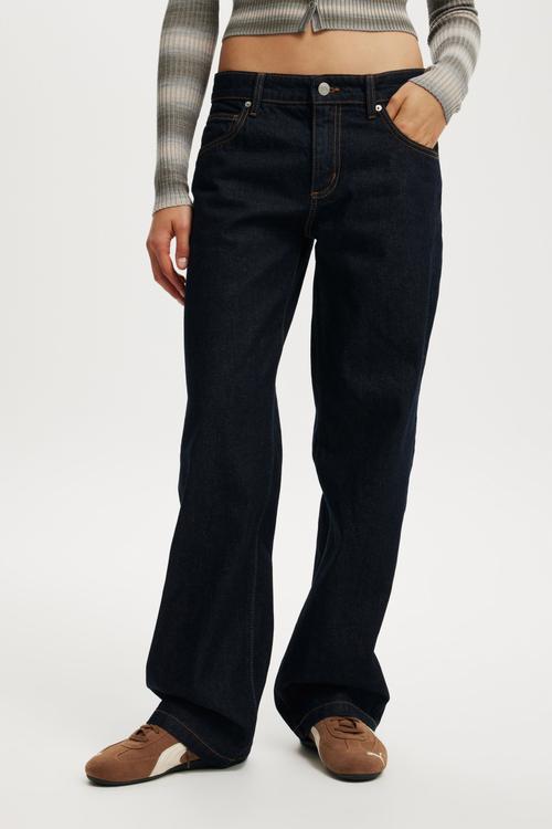 Low rise straight jean - indigo