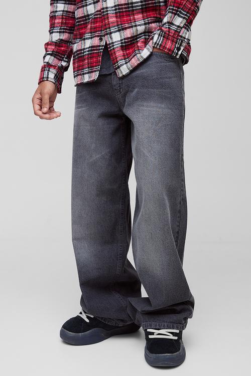 Baggy Rigid Jeans - Grey