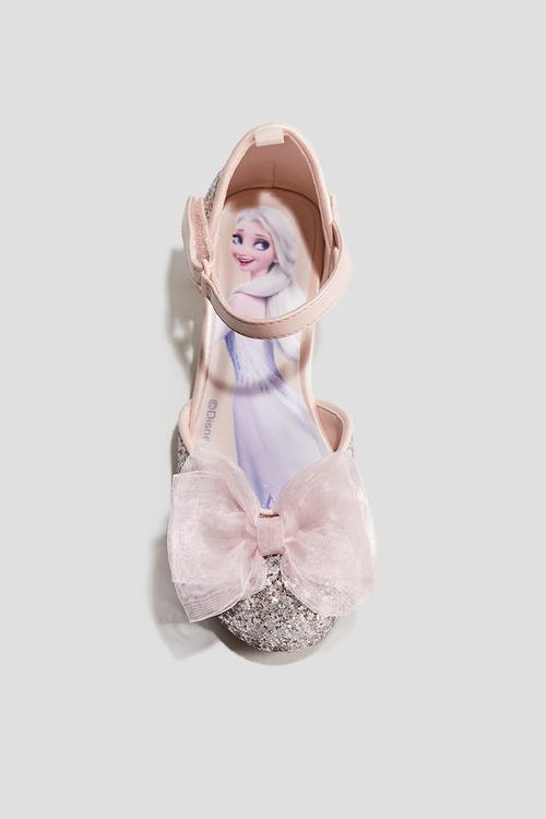 Bow-detail shoes - silver-coloured frozen