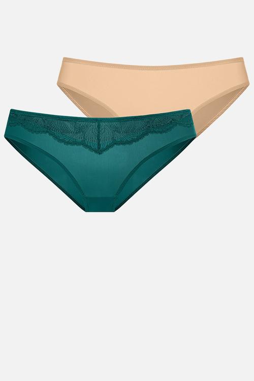 Plus Sunniva 2pack brazilian - green/beige