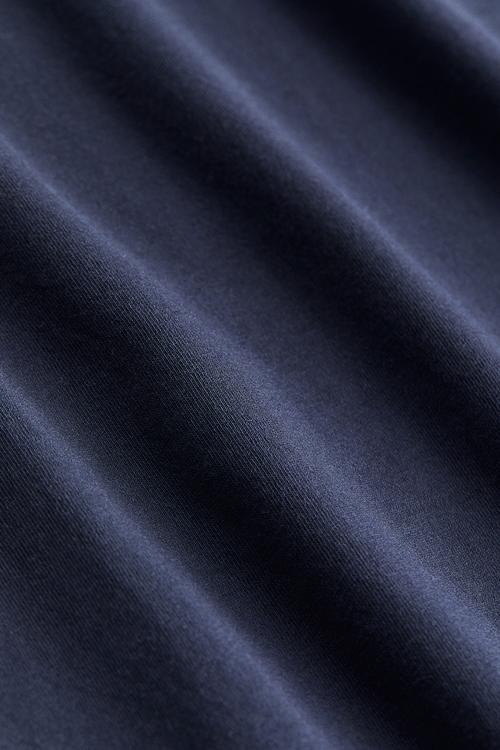 Cotton T-shirt - dark blue