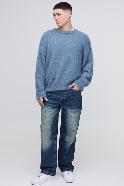 Relaxed Rigid Jean - Vintage Blue