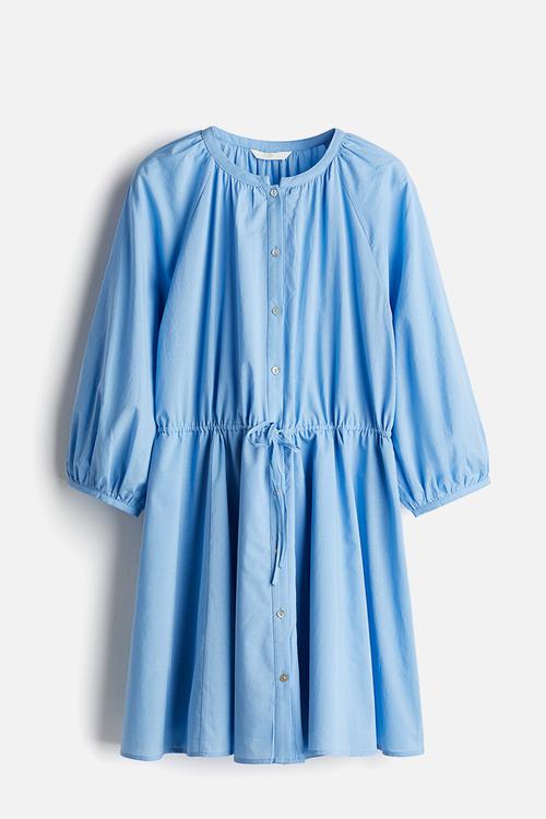 Cotton dress - light blue