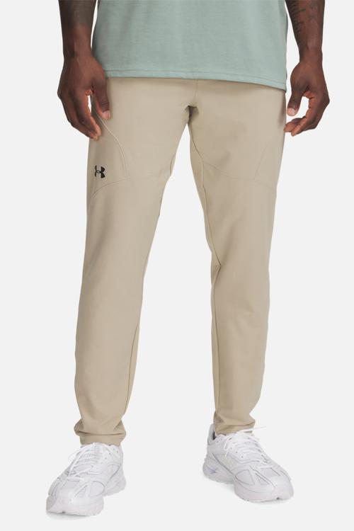 UA unstoppable tapered pants - city khaki & black