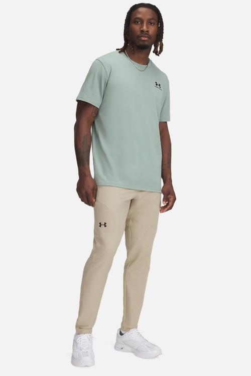 UA unstoppable tapered pants - city khaki & black