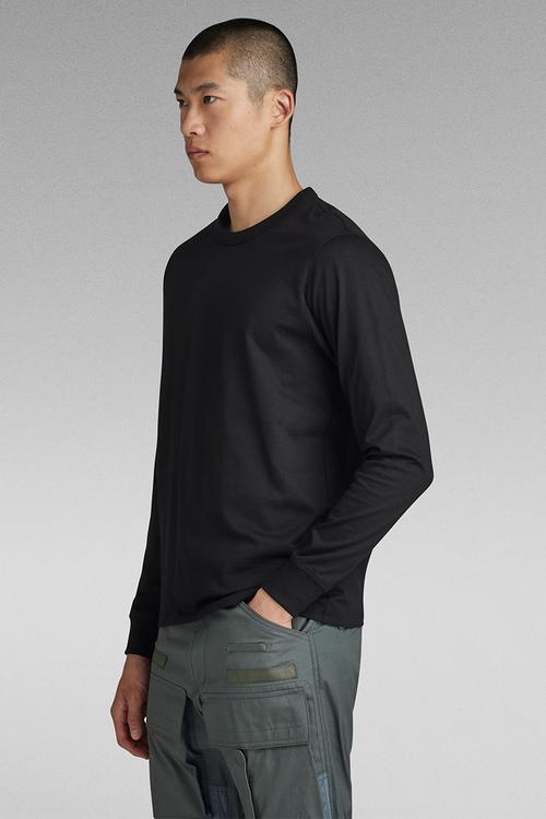 Premium base r t long sleeve - black