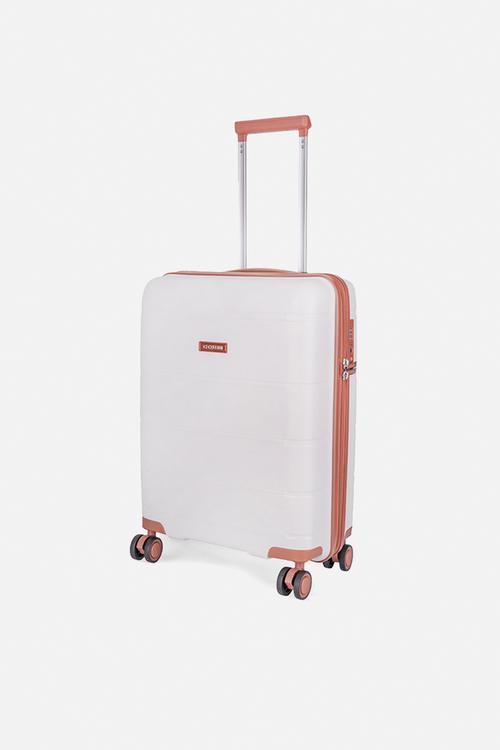 Monte Carlo Trolley Case - White & Tan