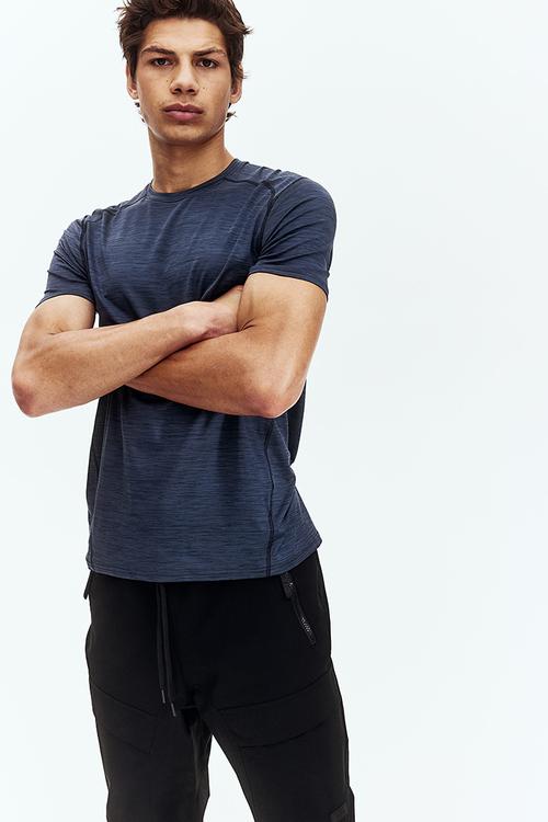 Sports top in drymove™ - navy blue