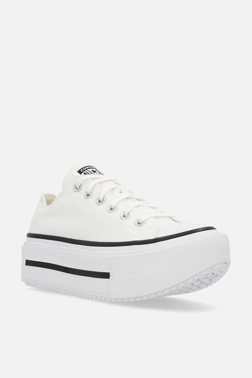 Chuck taylor all star lift double stack - white/black/white