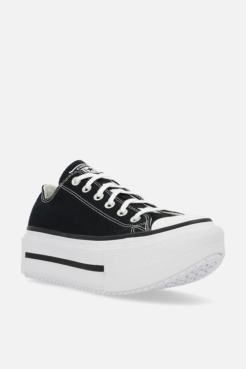 Chuck taylor all star lift double stack - black/white/black