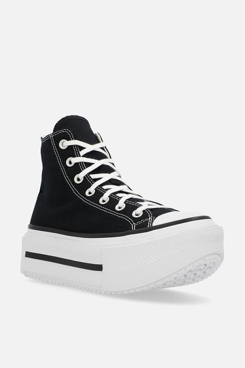 Chuck taylor all star lift double stack - black/white/black