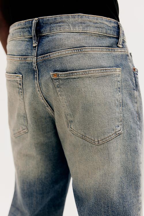 Straight regular jeans - denim blue