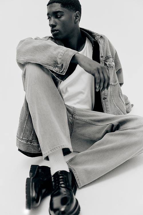 Loose jeans - denim grey