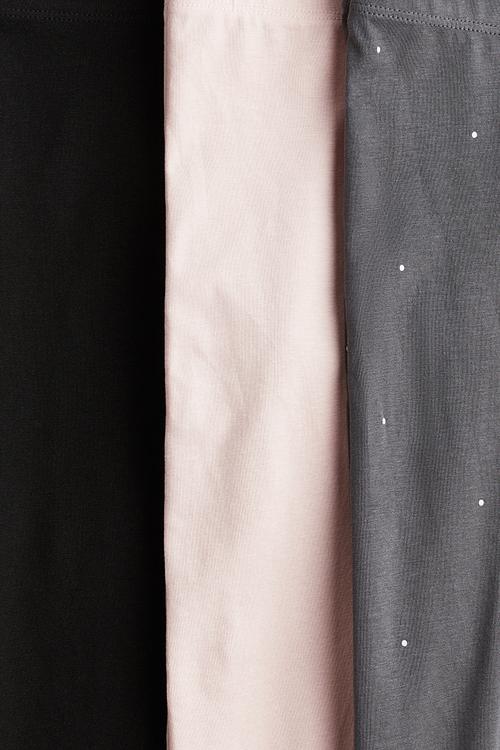 3 Pack jersey leggings -  multi