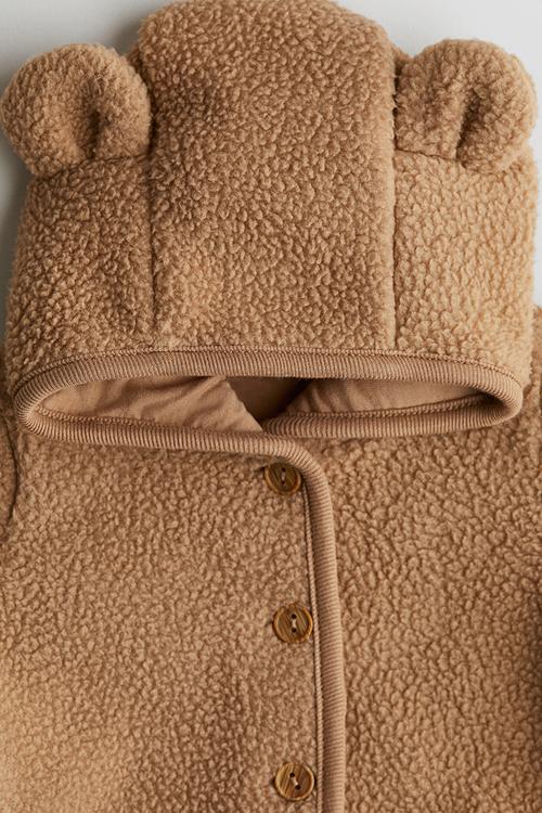Pile jacket - beige
