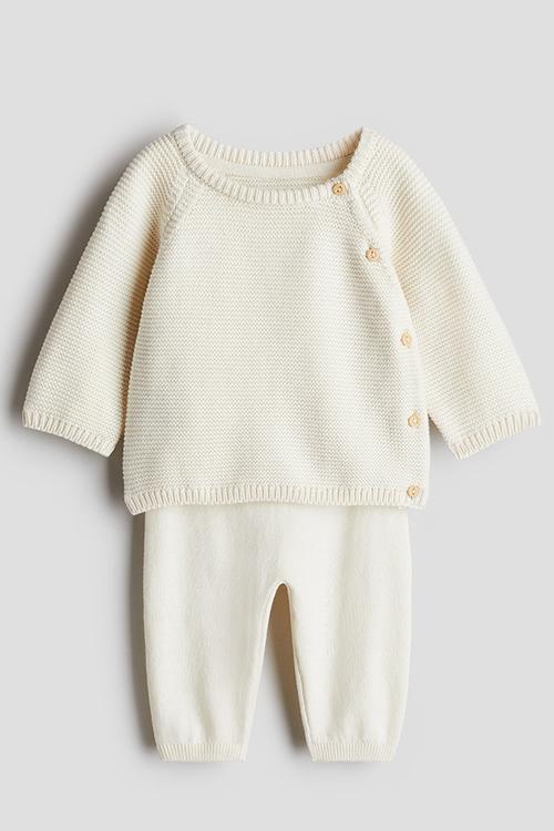2-Piece cotton set - cream