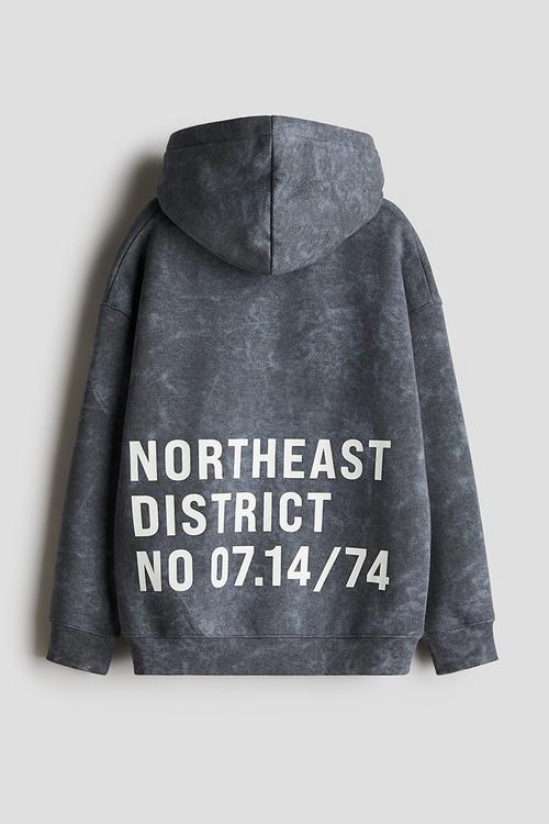 Hoodie - grey northeast 