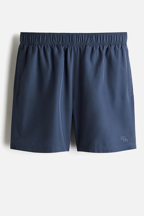 Mid-length sports shorts with drymove™ - navy blue
