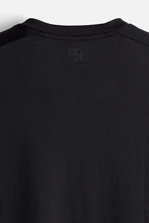 Regular fit sports top with drymove™ - black