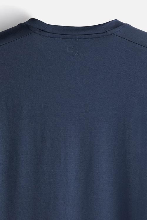 Regular fit sports top with drymove™ - dark blue
