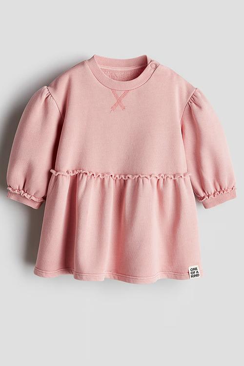 Sweatshirt dress - dusty pink 