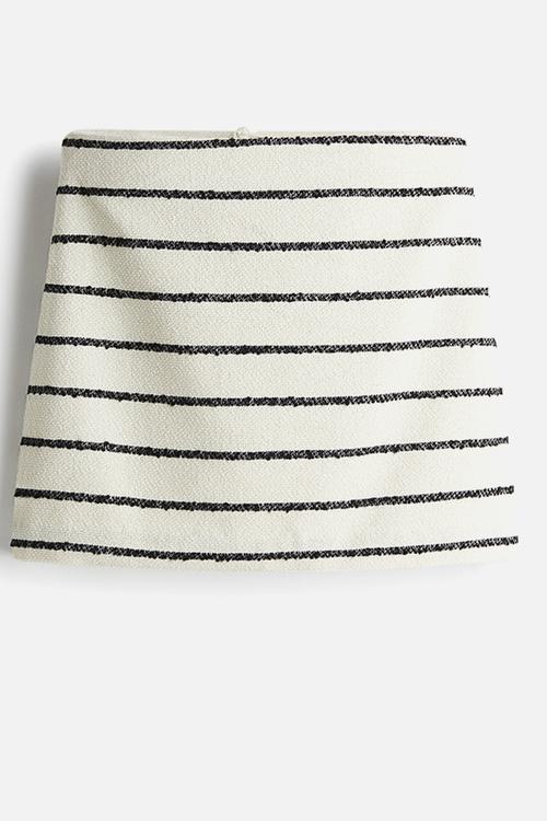 Mini skirt - white striped