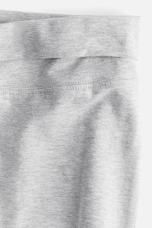 Flared leggings - light grey marl