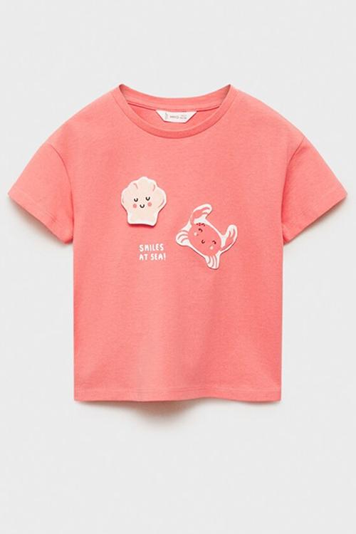 T-shirt crab - bright red