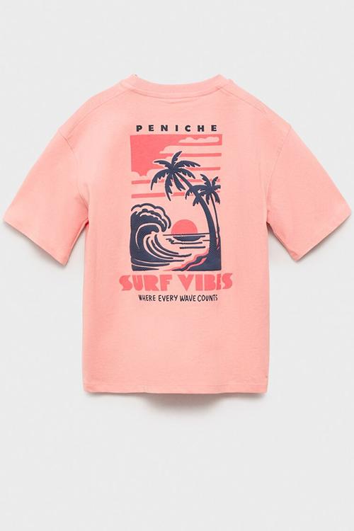 T-shirt peniche - light pastel orange