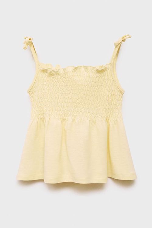 T-shirt playa - light pastel yellow