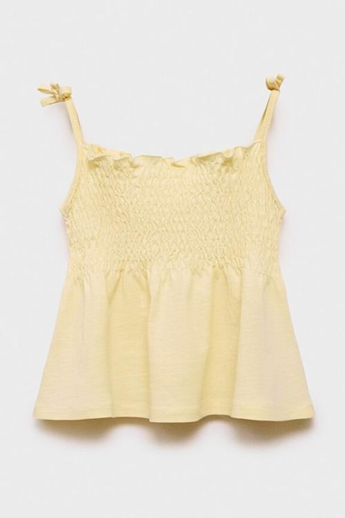 T-shirt playa - light pastel yellow