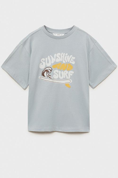 T-shirt sunshine - light/pastel gray