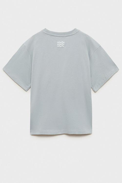 T-shirt sunshine - light/pastel gray