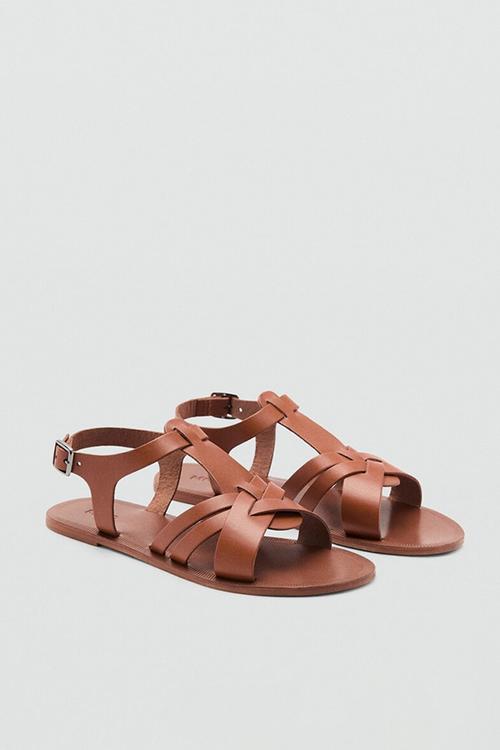 Sandals aura - medium brown