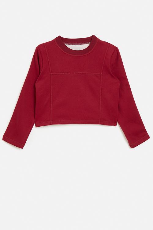 Sweat top - maroon
