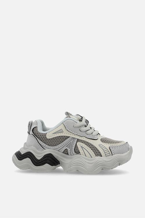 Lace up chunky sneakers - grey
