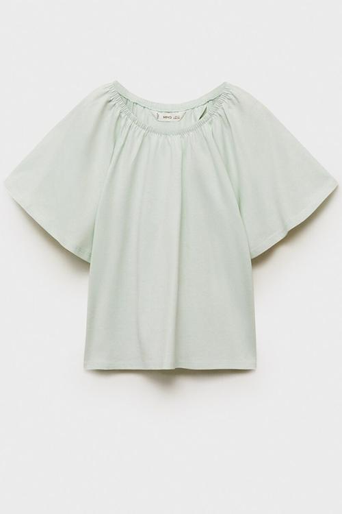 Top aire - light pastel green