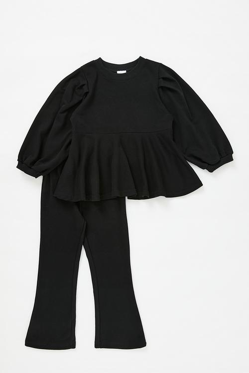 Top & bottom set-black